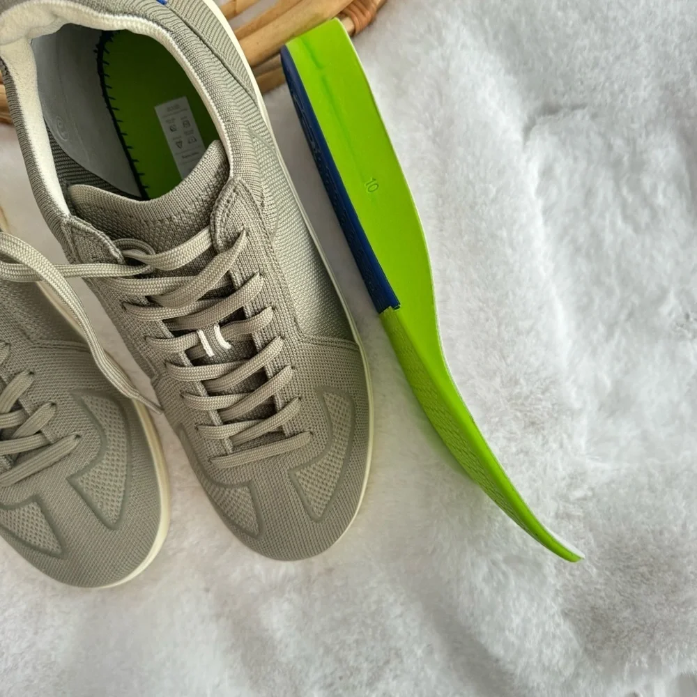 Rothy’s The RS01 Sneaker Olive Green Lace Up Men’s 10